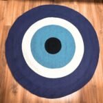 Ancient Wisdom Large Evil Eye Cotton Rope Rug - Image 2