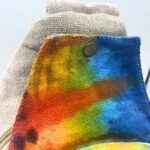 Ancient Wisdom Tie-Dye Hemp Sling Shoulder Bag - Image 5