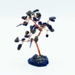Ancient Wisdom Small Sodalite On Blue Agate Base (35 Stones) Gemstone Tree - Image 3