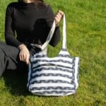 Ancient Wisdom Nomad Sari Jacquard Natural Wander Muse Bag - Atlas Nomad - Image 8