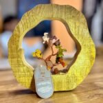 Ancient Wisdom 60 Chipstones Mango Wood Ring Gemstone Tree Garden – Seven Chakra