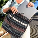 Ancient Wisdom Dark Smart Soft Banjar Laptop Bag - Image 3