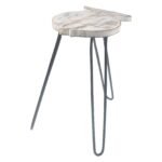 Ancient Wisdom Whitewash Albasia Wood Fish Stand