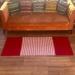 Ancient Wisdom Indian Cotton Rug (70x170cm) – Red / Pink - Image 7