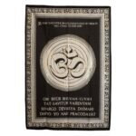 Ancient Wisdom Cotton Wall Art (70x110cm) - Om - Welcome To The God