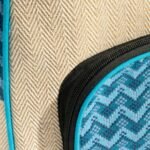 Ancient Wisdom Medium Handmade Kathmandu Backpack – Dhaka Design (30x21x9cm) - Image 12