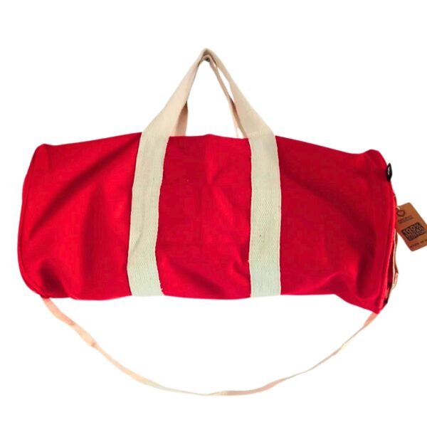 Ancient Wisdom Don’t Quit Cotton Canvas Gym Bag – Maroon (186C)