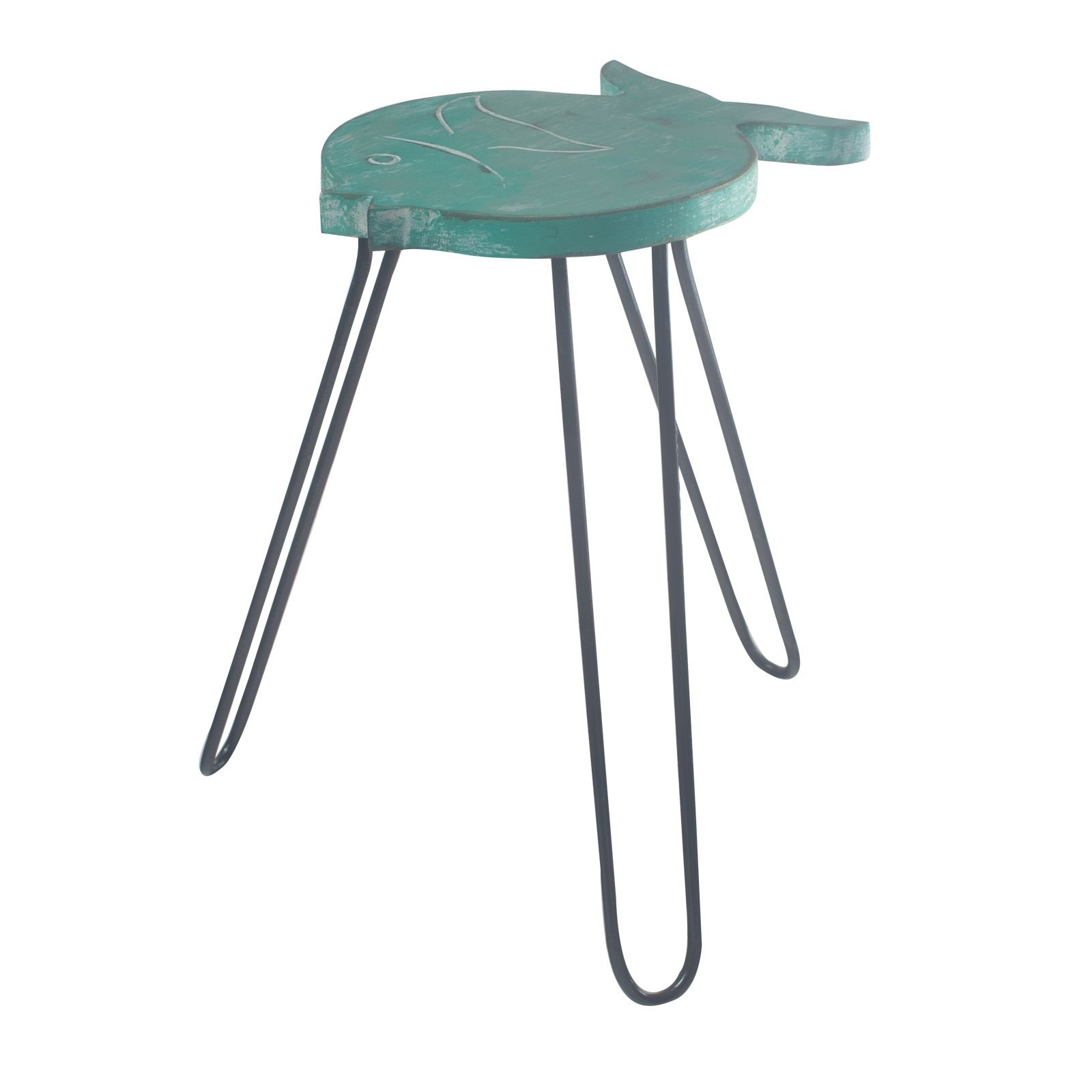 bG9jYWw6Ly9tZWRpYS9IRy9HRC82MFIzMEMxRzZSUzNHREhHLzQ1MDY4M2VhLmpwZWc.jpg Ancient Wisdom Turquoise Albasia Wood Fish Stand - Image 1