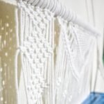 Ancient Wisdom Natural Macrame Hanging Shelves – Blue - Image 6