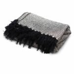 Ancient Wisdom Boho Comfort Cotton Throw (125x150cm) – Charcoal - Image 5