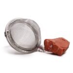 Ancient Wisdom Raw Crystal Gemstone Tea Strainer – Red Jasper - Image 2