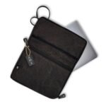 Hop Hare Stonewash Cotton Large Laptop Pouch - Charcoal - Image 2