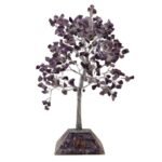 Ancient Wisdom Large Amethyst Gemstone Tree (320 Stones) On Orgonite Base