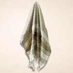 Ancient Wisdom Hamman Spa Towel (90x170cm) – Sand - Image 2