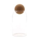 Ancient Wisdom Clear 15cm Cottage Cork Ball Glass Jar