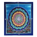 Ancient Wisdom Mandala In The Clouds Bali Batik Wall Art