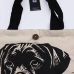 Nomad Sari White Iconic Classic Cotton Tote Bag – It's a Dogs Life - Image 3