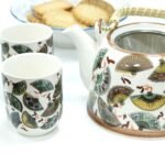 Ancient Wisdom Ceramic Herbal Teapot & 6 Matching Tea Cups – China Fans Design - Image 5