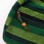 Nomad Sari Large Nepal Sling Bag with Adjustable Strap – Forest Green - Image 2
