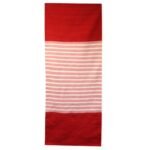 Ancient Wisdom Indian Cotton Rug (70x170cm) – Red / Pink