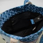 Ancient Wisdom Handmade Patchwork Kathmandu Tote Bag - Dhaka Design (37 x 38cm) - Image 2