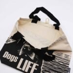Nomad Sari White Iconic Classic Cotton Tote Bag – It's a Dogs Life - Image 4