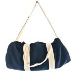 Ancient Wisdom Don't Quit Cotton Canvas Gym Bag - Navy Blue (2767C) - Image 2