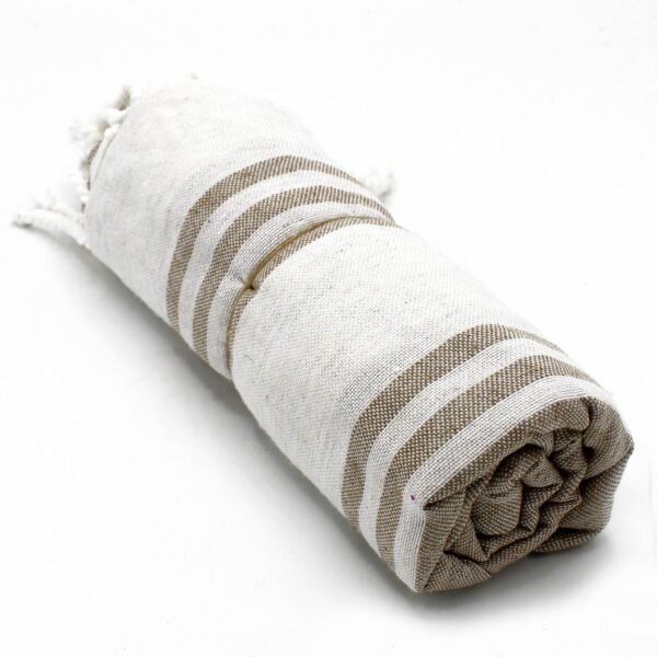 Ancient Wisdom Hamman Spa Towel (90x170cm) – Sand