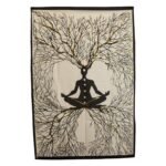Ancient Wisdom Cotton Wall Art (70x110cm) - Chakra Earth Connection