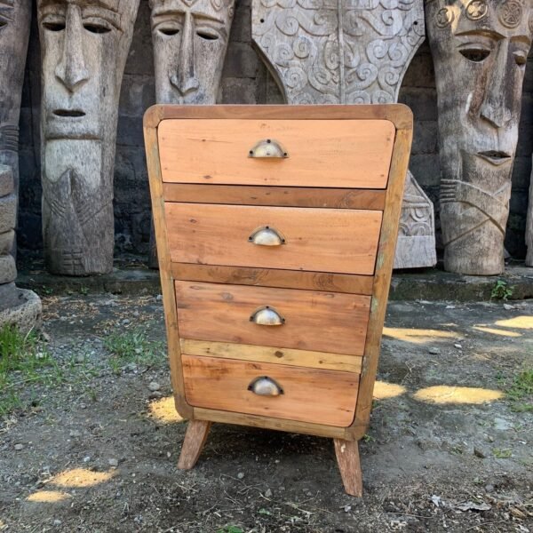 Ancient Wisdom Handcrafted Recycled Wood 4-Drawer Chest of Drawers