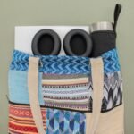 Ancient Wisdom Handmade Patchwork Kathmandu Tote Bag - Dhaka Design (37 x 38cm) - Image 5