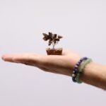 Ancient Wisdom Mini Tigereye Gemstone Tree (15 Stones) On Orgonite Base - Image 2