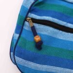 Nomad Sari Large Nepal Sling Bag with Adjustable Strap – Blue Rivers - Image 2