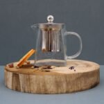 Ancient Wisdom 350ml Glass Tower Shaped Infuser Teapot - Image 4