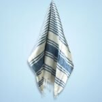Ancient Wisdom Hamman Spa Towel (90x170cm) – Ocean Blue - Image 2