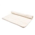Ancient Wisdom Medium (90x150cm) Indian Handloom Cotton Rug – Cream