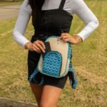 Ancient Wisdom Medium Handmade Kathmandu Backpack – Dhaka Design (30x21x9cm) - Image 8