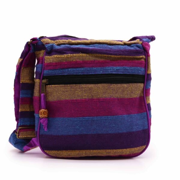 Nomad Sari Large Nepal Sling Bag with Adjustable Strap – Wild Flowers