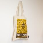 Ancient Wisdom Iconic Toni Natural Cotton Nomad Sari Tote Bag – Bee Kind - Image 4