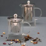 Ancient Wisdom 350ml Glass Tower Shaped Infuser Teapot - Image 2