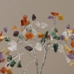 Ancient Wisdom Multi Stones Gemstone Tree (80 Stones) On Orgonite Base - Image 2