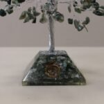 Ancient Wisdom Large Moss Agate Gemstone Tree (320 Stones) On Orgonite Base - Image 2