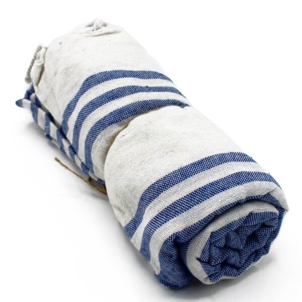 Ancient Wisdom Hamman Spa Towel (90x170cm) – Ocean Blue