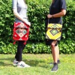 Ancient Wisdom Red Kilim Festival Messenger Bag - Image 4