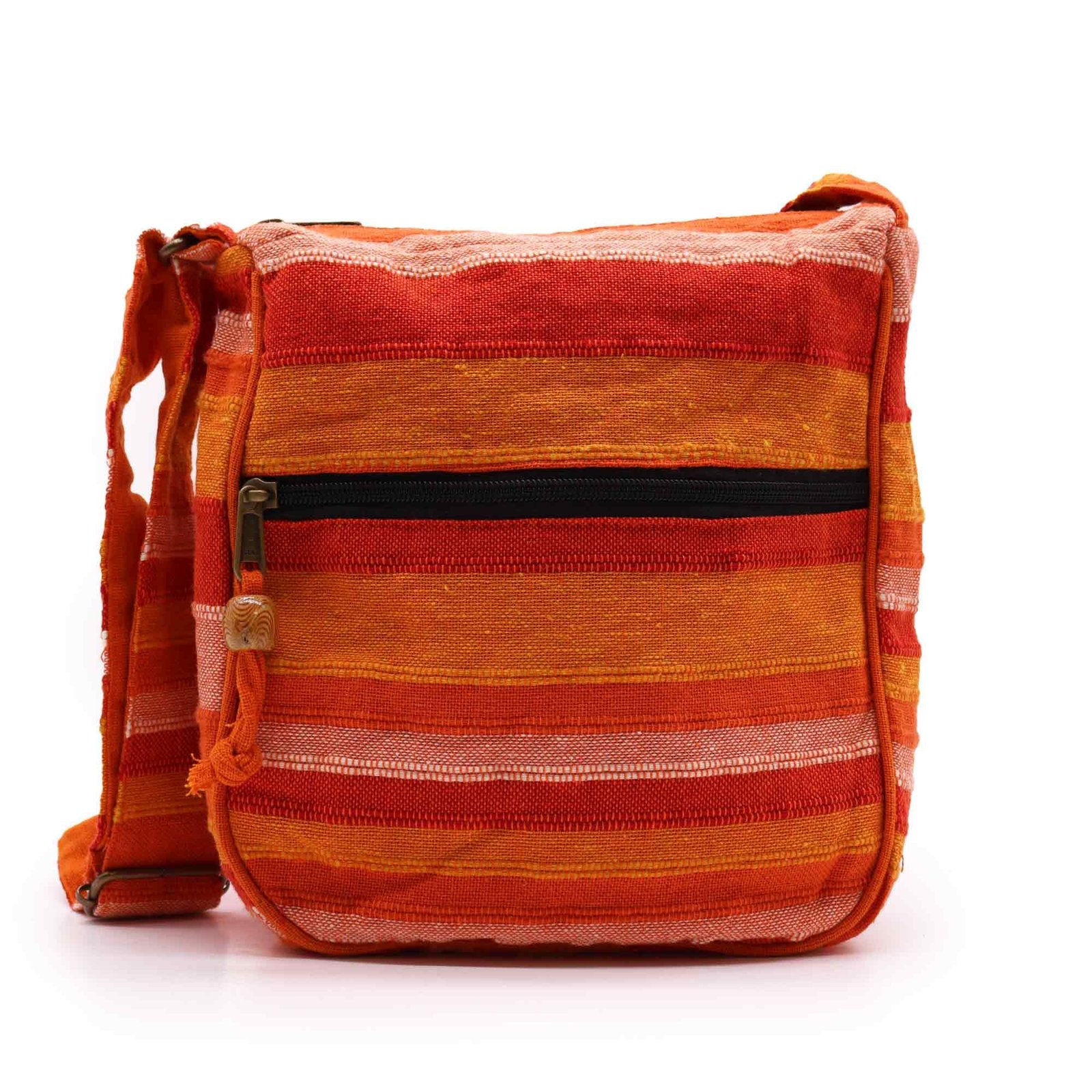 bG9jYWw6Ly9tZWRpYS9IUS9HQy82MFIzMEMxRzZXUktHQ0hRLzY2ZDgyMTI5LmpwZWc.jpg Nomad Sari Large Nepal Sling Bag with Adjustable Strap – Sunrise Orange - Image 1