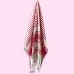 Ancient Wisdom Hamman Spa Towel (90x170cm) – Sunset Pink - Image 2