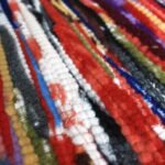 Ancient Wisdom Handmade Small Indian Cotton Rag Rug (80 x 90cm) - Image 2