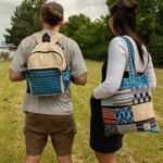 Ancient Wisdom Handmade Patchwork Kathmandu Tote Bag - Dhaka Design (37 x 38cm) - Image 3