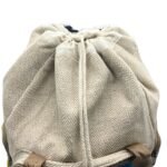 Ancient Wisdom Tie-Dye Hemp Large Square Backpack - Image 3