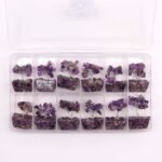 Ancient Wisdom Mini Amethyst Gemstone Tree (15 Stones) On Orgonite Base - Image 6